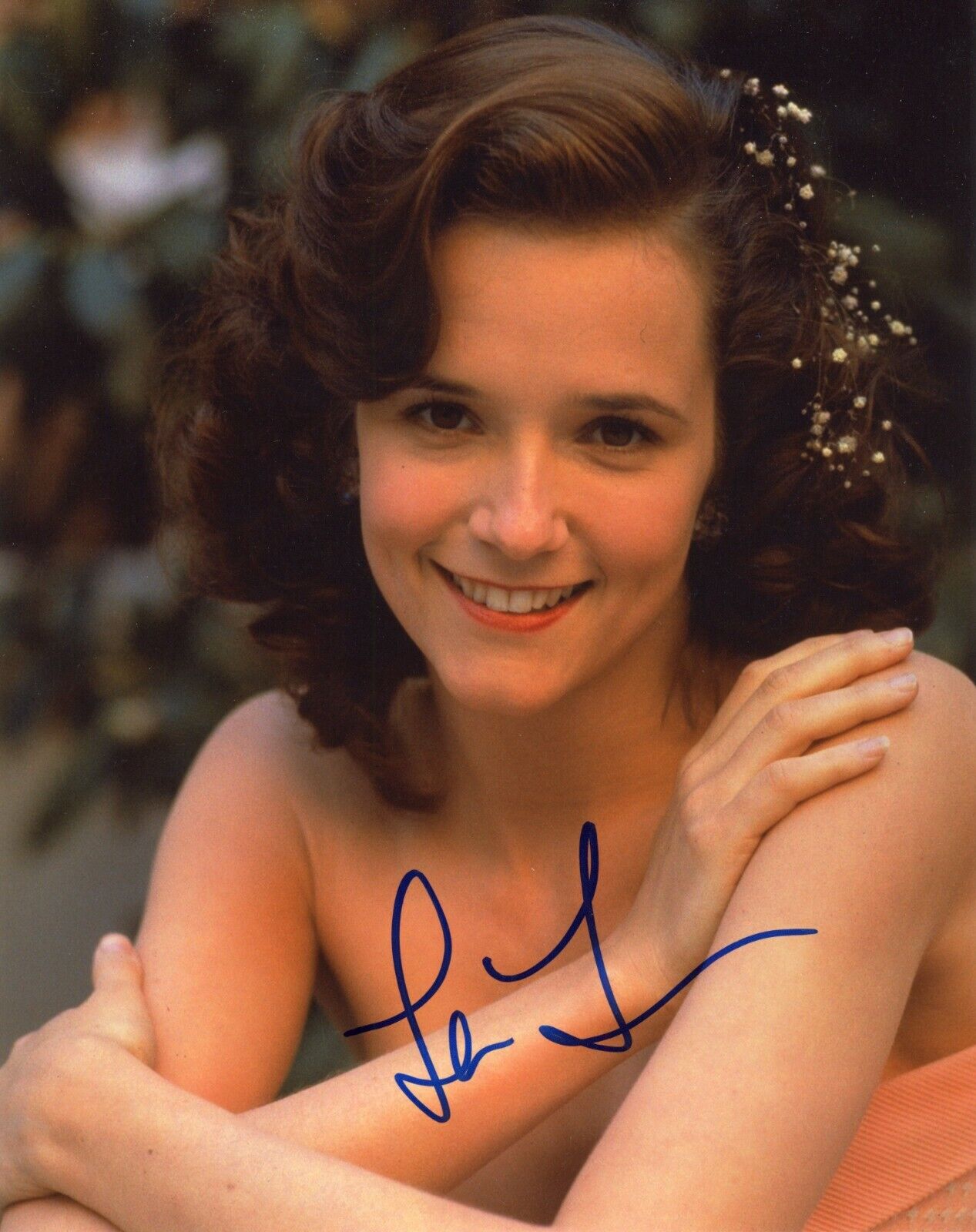 ~ LEA THOMPSON Authentic Hand-Signed Back to the Future -Lorraine