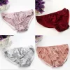 100% Silk Sexy Lace Trim Panties