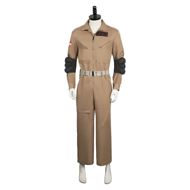 Movie Ghostbusters (2024) Trevor Brown Jumpsuit Outfits Cosplay Costume Halloween Carnival Suit