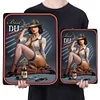 Gangster Pin Up Girl - Vintage Metal Signs(8*12Inch)-Pin-up-girls