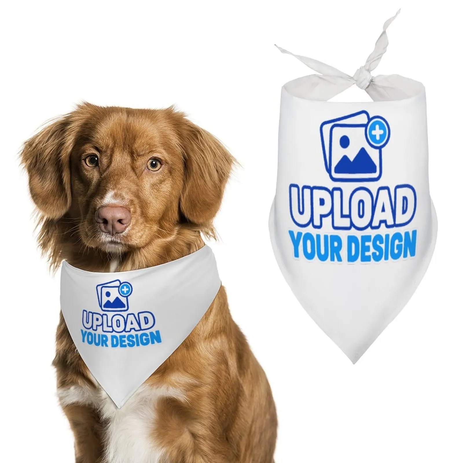 custom polyester pet bandana, main product view
