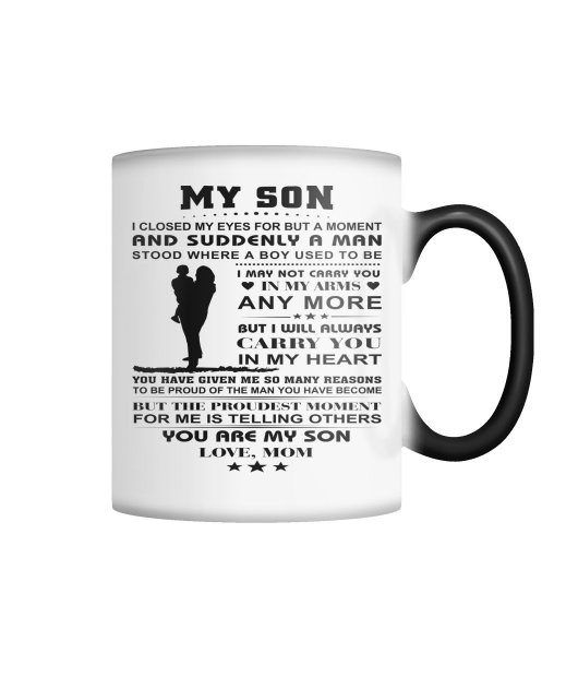 Mayoulove Proud of you - Son's Color Changing Mug-Mayoulove