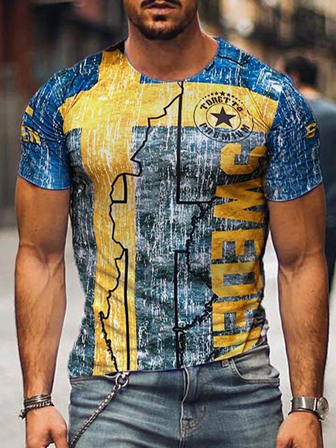 Crew Neck Casual Cotton Shirts & Tops