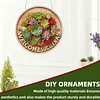 Plants DIY Diamond Painting Hanging Pendants Acrylic Crafts Kit for Home Wall Decor