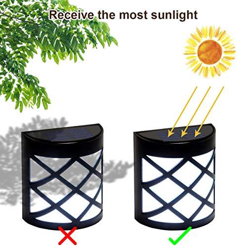 Solar-Powered Wall Mount LED Garden Light