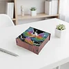 Diamond Painting Wooden Phoenix 4 Slots Diamond Painting Storage Box for Adult Beginner