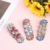 3pcs DIY Full Drill Diamond Painting Hair Clip Flower Leaf Barrette Hairpin
