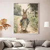 Rabbit Full Stamped Cross Stitch 11CT 3-Strand 40x50cm