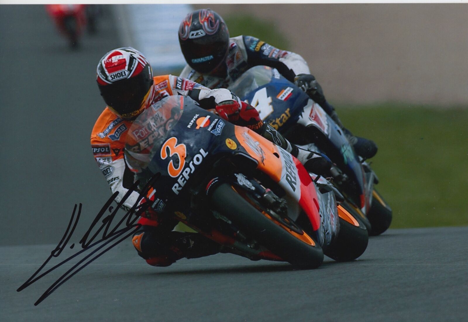 Alex Criville Hand Signed Photo Poster painting 12x8 Repsol Honda MotoGP 8.