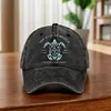 Washed Cotton Baseball Cap Vintage Golf Dad Hat Adjustable Trucker Hat Sun Hat