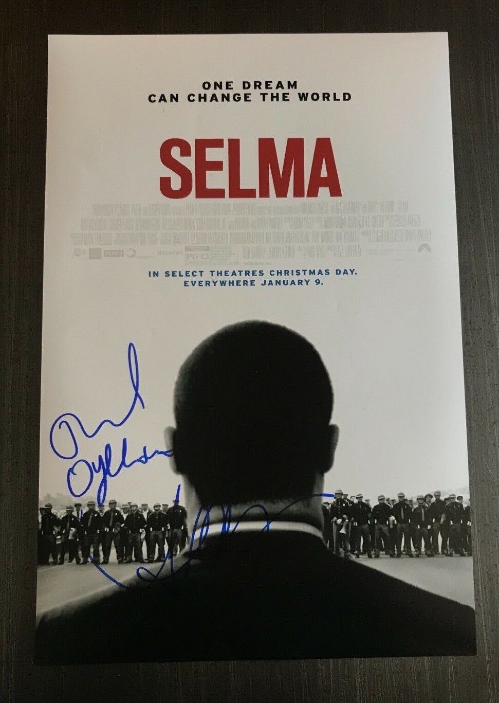 * SELMA * signed 12x18 Photo Poster painting poster * DAVID OYELOWO & AVA DUVERNAY * 1