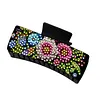Flowers DIY Diamond Painting Claw Clips for Adults Beginners Diamond Art Western Hair Clips Anti-Slip Design for Women Long Short Hairstyle Jewelry Supplies