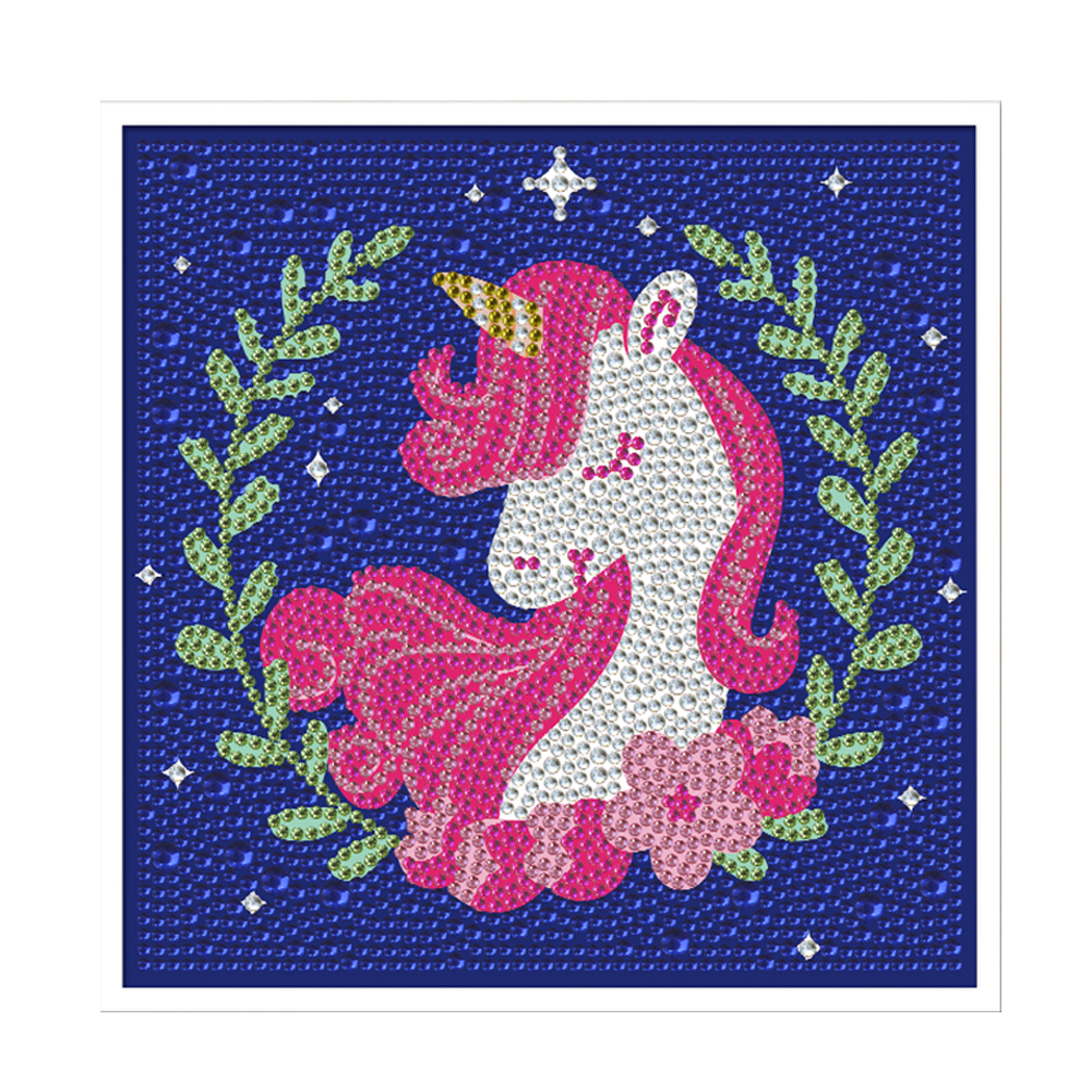 

Horn Horse (With Frame) - Crystal Special Shaped Diamond Painting - 18*18CM, 501 Original