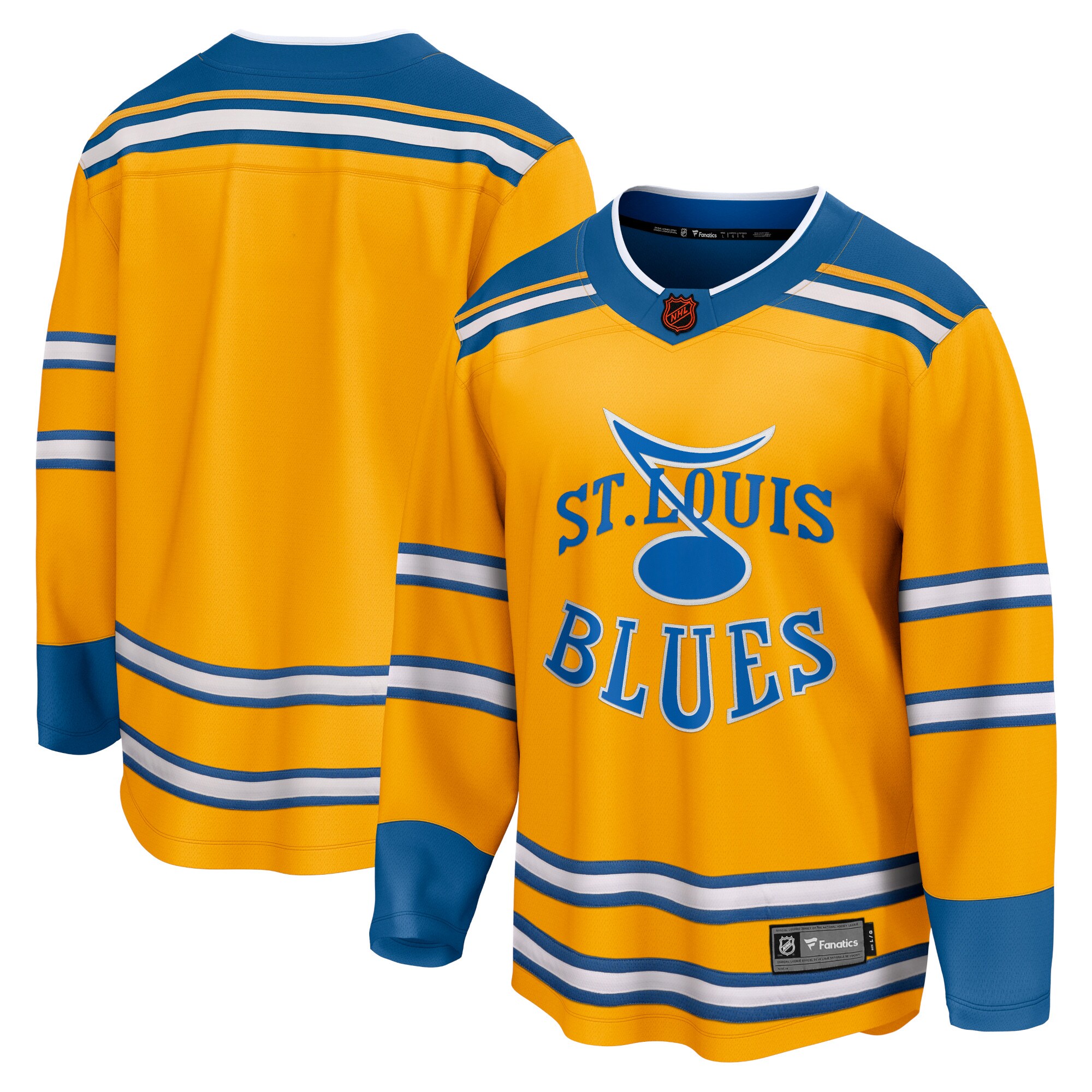 St. Louis Blues Fanatics Special Edition 2.0 Breakaway Blank Jersey &ndash; Yellow mysite