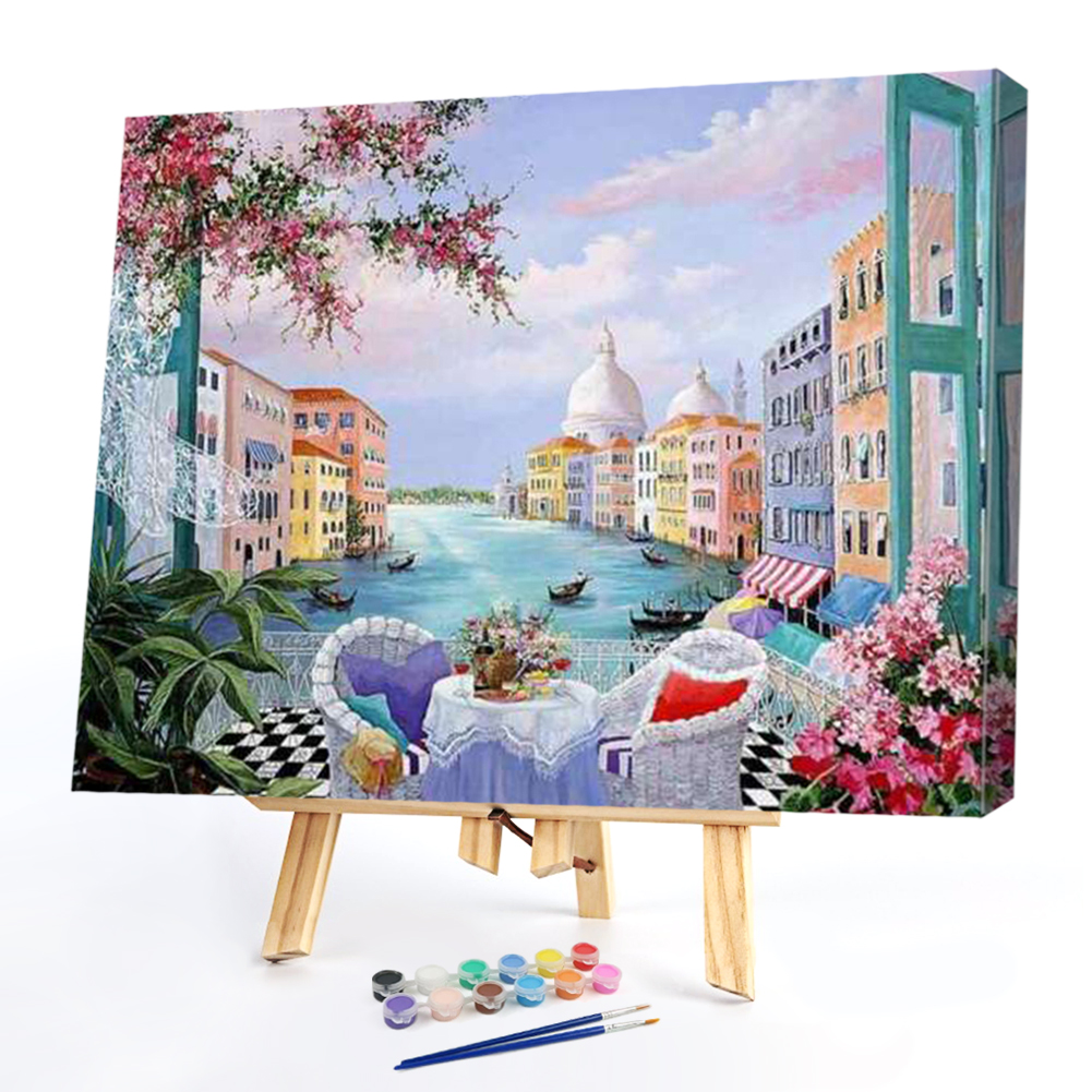 

50*40CM Paint By Numbers-Seaside, 501 Original