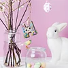 (US Only)PET Double Sided Special Shaped Easter Alphabet DIY Diamond Painting Keychain