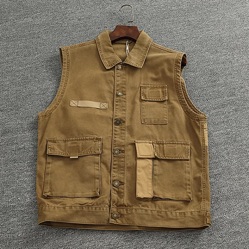 Men’s Heavy-Duty Workwear Utility Vest