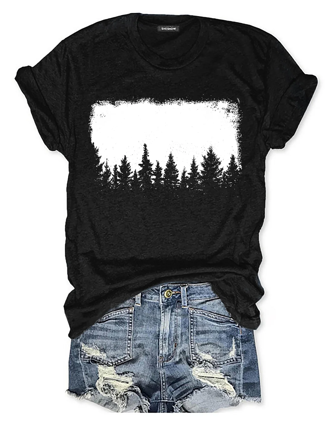 Pine Tree Silhouette T-Shirt