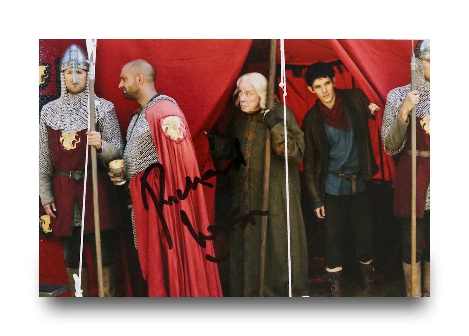 Richard Wilson Hand Signed 6x4 Photo Poster painting Gaius Merlin Victor Meldrew Autograph + COA