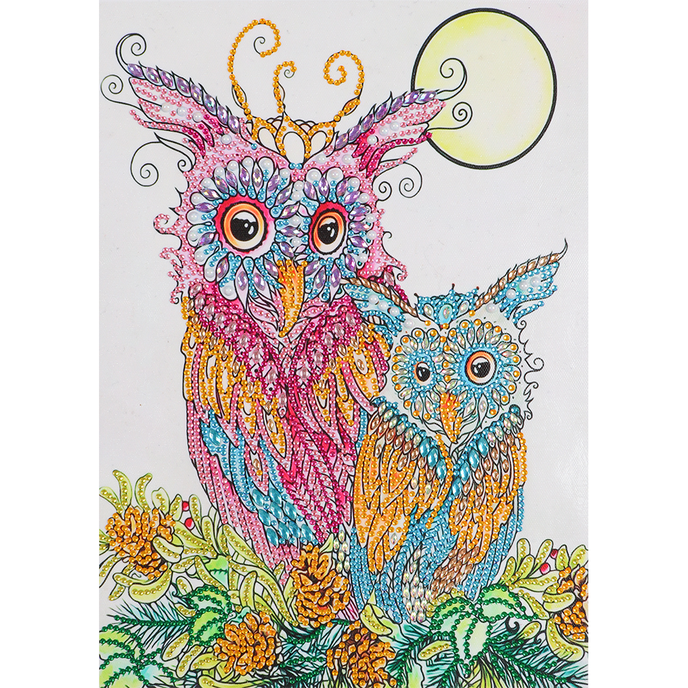 

Owl - Special Shaped Diamond Painting - 30*40CM, 501 Original