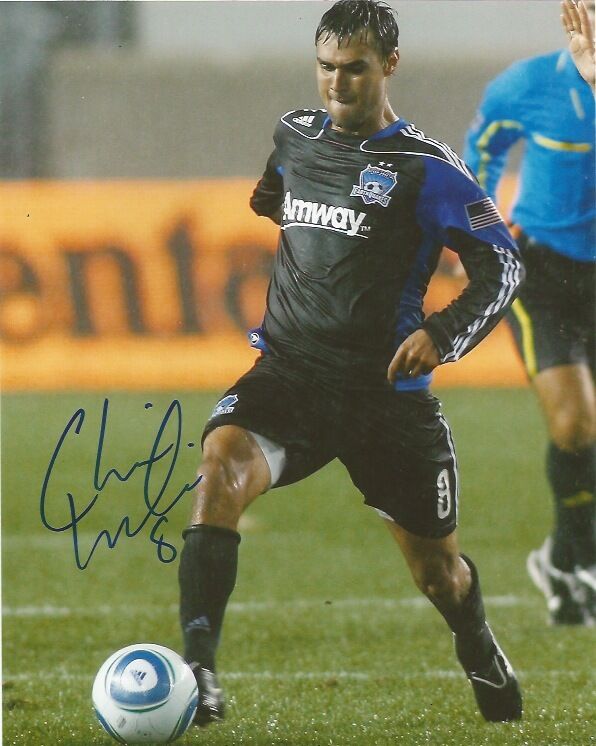 San Jose Earthquakes Chris Wondolowski Autographed Signed MLS 8x10 Photo Poster painting COA E