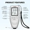 0-2000UM Digital Coating Thickness Gauge FE/NFE Car Paint Film Thickness Tester