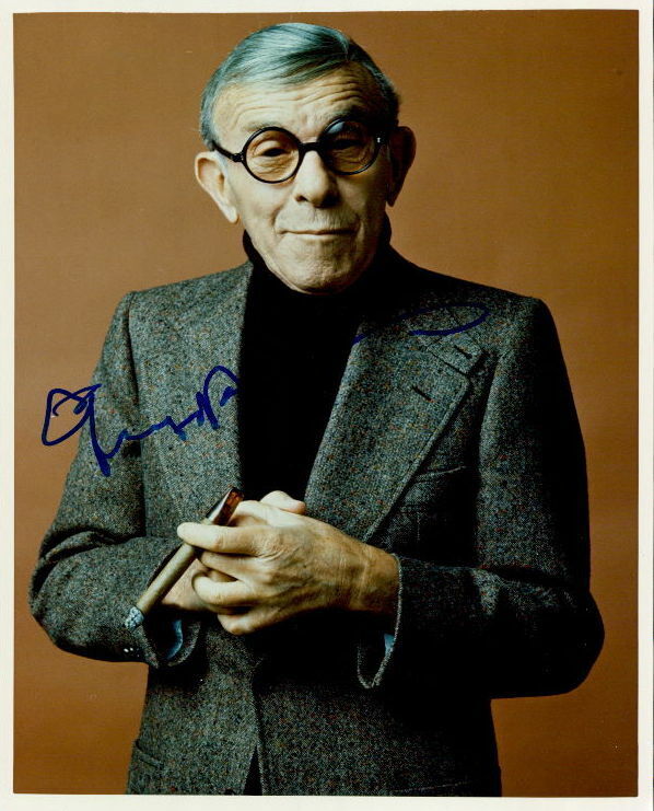 George Burns signed 8x10 Photo Poster painting in-person