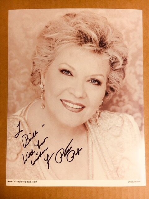 Patti Page Country Music Hand-Signed 8x10 Photo Poster painting with COA