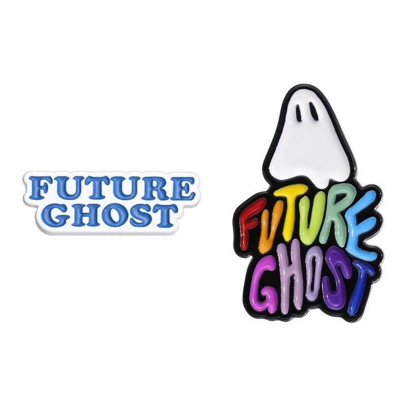 Cartoon Style Cute Cowboy Style Animal Bat Skull Alloy Stamping Stoving Varnish Women’s Brooches