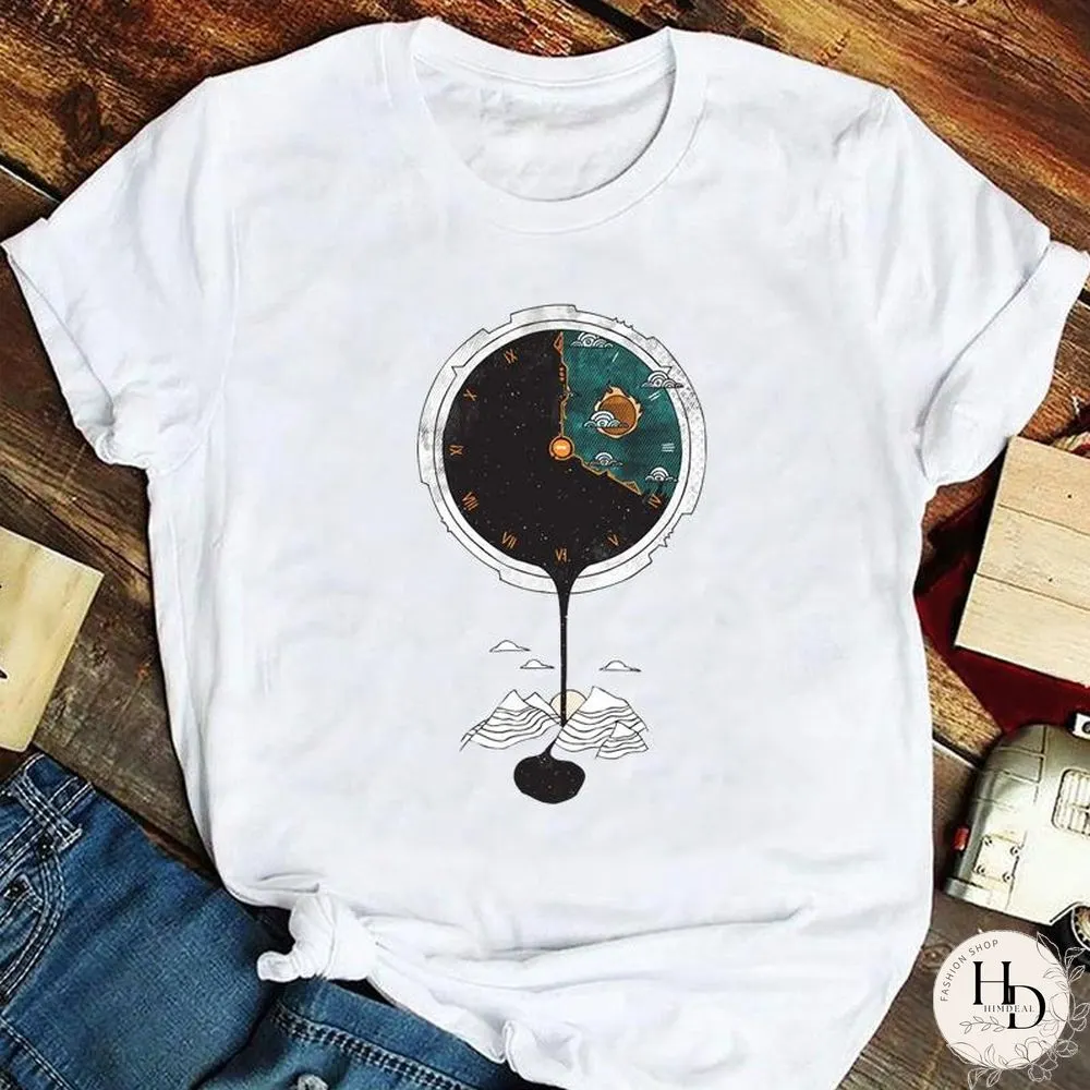 Tee Fashion Women Ladies Tshirt Top Lady Print Female Clothes Animal Trend Spring Summer