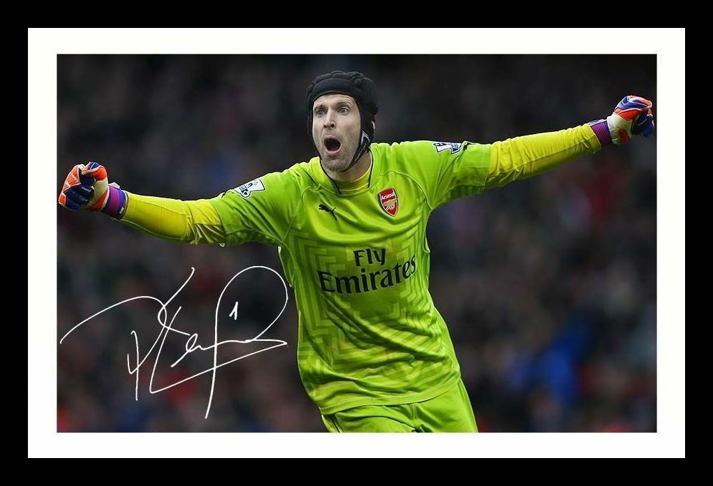 Peter Cech - Arsenal Autograph Signed & Framed Photo Poster painting 1