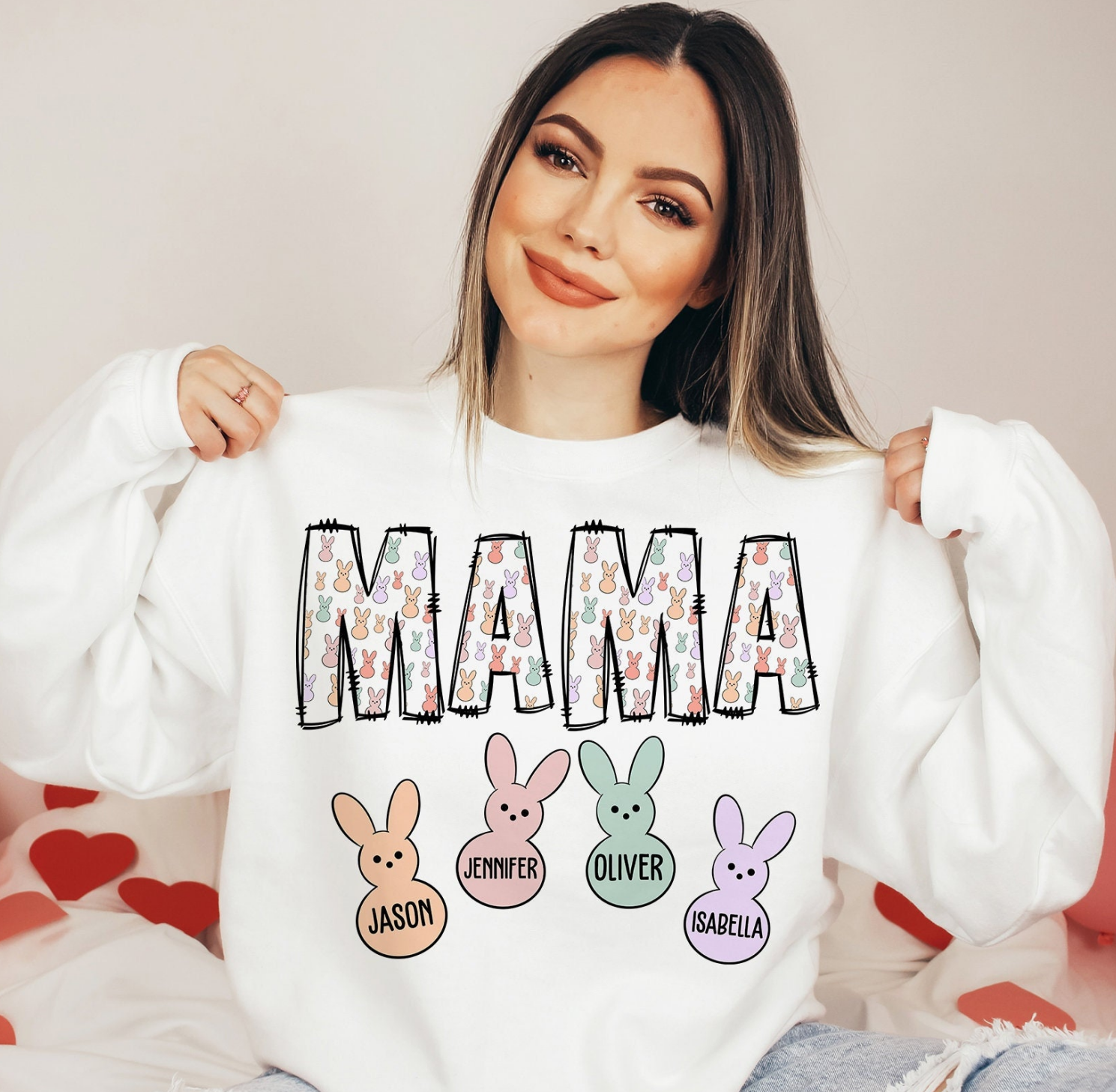 Loveyoufancy Cute Easter MAMA shirt