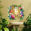 Diamond Painting Window Scenery Hanging Pendant Diamond Painting Home Decor