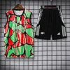 2025/2026 Arsenal Pre-Match Training Red Green Vest+Shorts Football1:1 Thai Quality