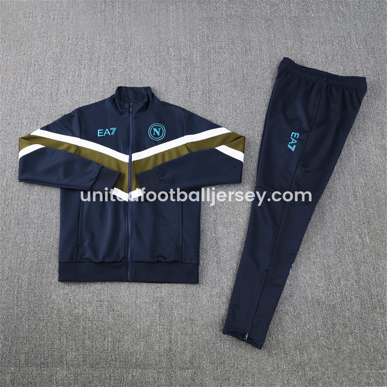 Napoli 24-25 Throwback Jacket Training Tracksuit - Deep Blue Jackets & Pants