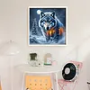Wolf-11CT Counted Cross Stitch 40*40cm/15.75*15.75in