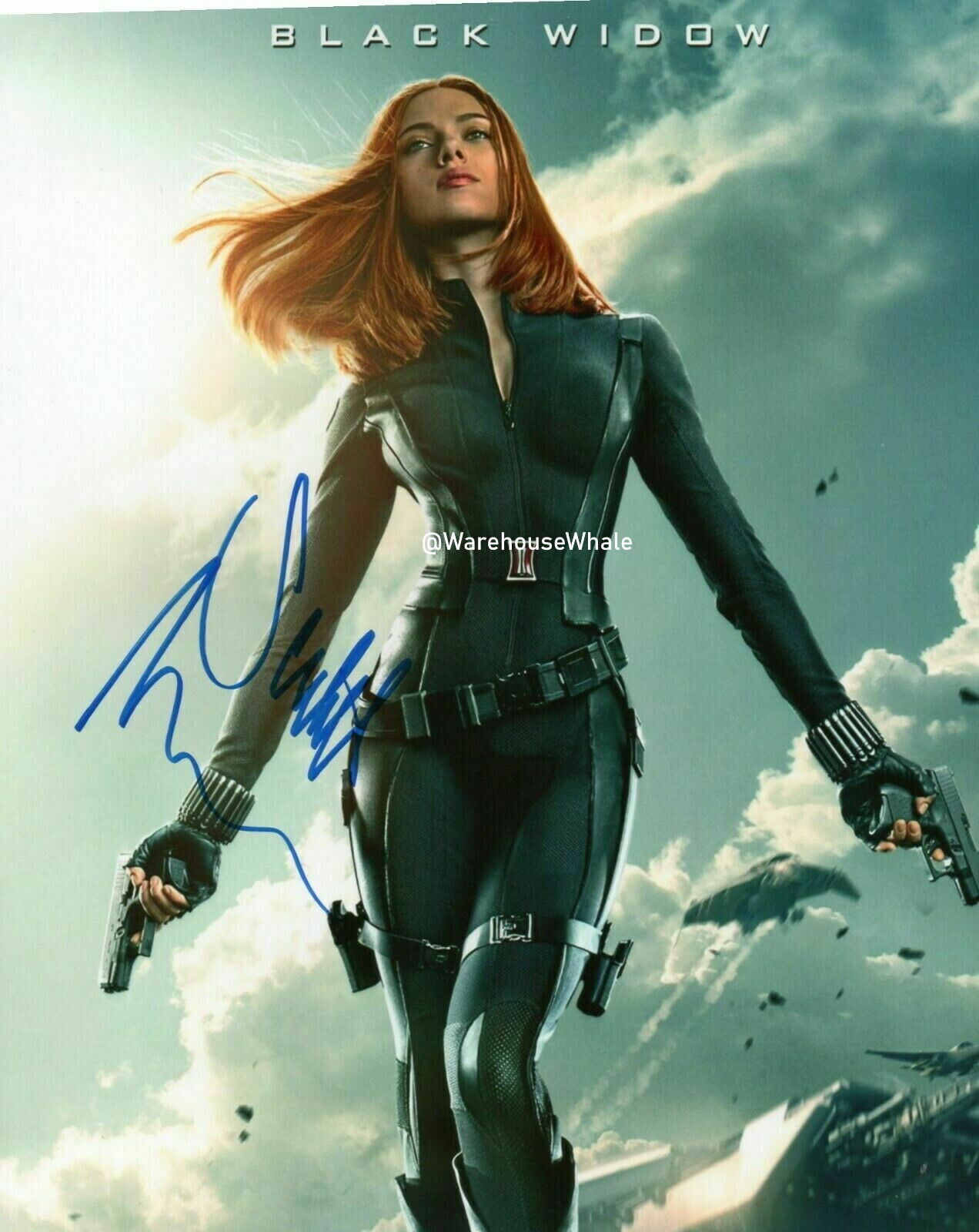 Scarlett Johansson Autographed Signed 8x10 Photo Poster painting (Black Widow Avengers) REPRINT