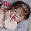 [Kids Gift Idea] 20'' Adalyn Soft Touch Silicone Reborn Toddler Baby Doll Girl, Baby Dolls That Look Real - RBBI-Myrebornbabydoll&reg; Myrebornbabydoll&reg;