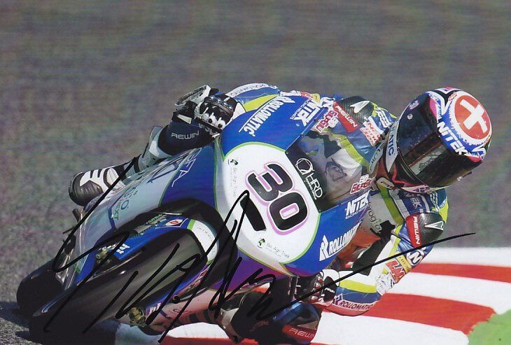 Giulian Pedone Moto 3 Hand Signed Suter Honda Photo Poster painting 5x7.5 2012 2.