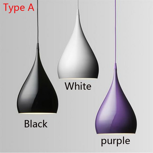 Modern Metal Pendant Lighting Fixtures For Home Restaurant Dining Room Kitchen Decor E27