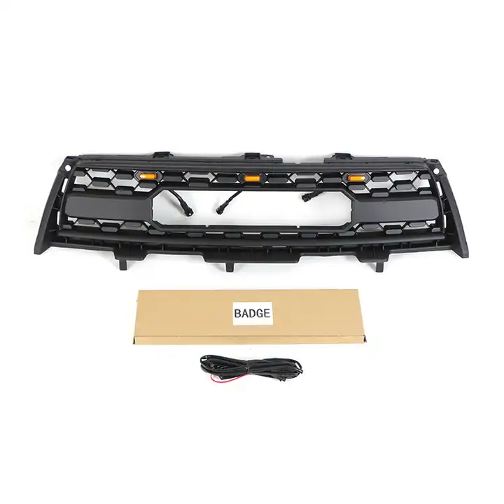 ITN Auto Factory Price ABS Front Bumper Grille With Light For TOYOTA RAV4 2009-2012 Car Grill ITN Auto