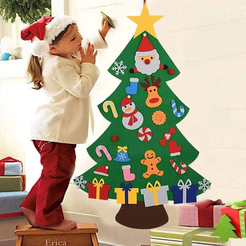 DIY Felt Christmas Tree for Kids