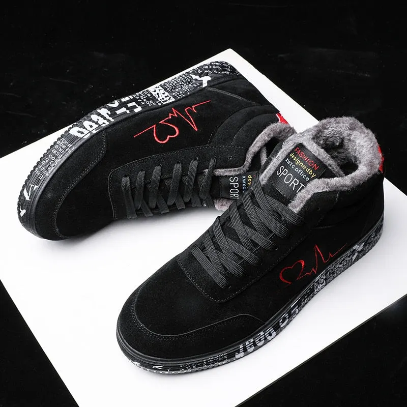 Red High Top Sneakers Women Shoes 2021 Spring Canvas Running Women's Casual Sport Shoes Man Graffiti basket femme Big Size 35-44