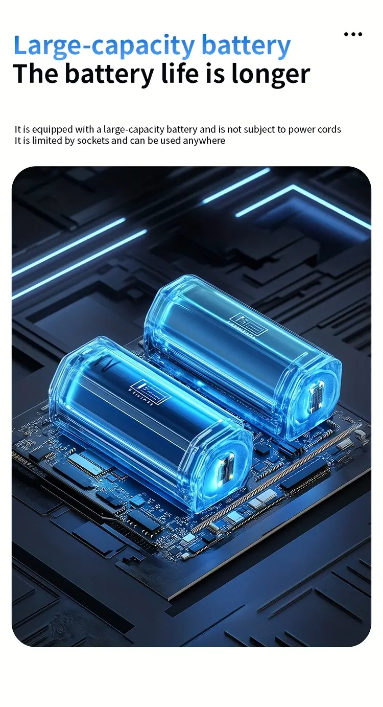 2025 new cooled fan with ice cooling portable desktop spray humidifier rechargeable or usb powered 2 battery capacity 3000mah square shape 36v or below no portable air cooler modern aesthetic durable build quality portable air cooler Product details 15