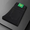 New High-end Men's Black Straight Slim Stretch Casual Versatile Jeans