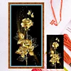 (Counted/Stamped) 11CT Golden rose - Cross Stitch 30*60cm/11.81*23.62in