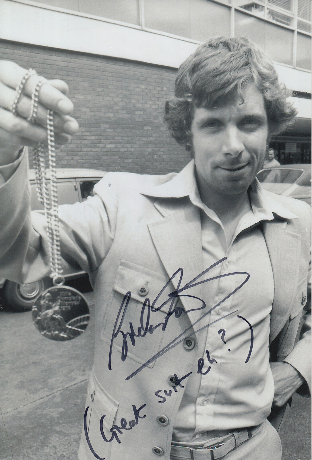 Brendan Foster Hand Signed Olympics 12x8 Photo Poster painting Great Britain 1.