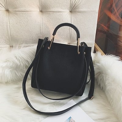 Vintage Leather Women's Kawaii Tote Luxury Faux Suede Crossbody Bags Ladies Handbags And Purses Female Solid Color Shoulder