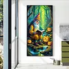 uk.everydayedeals (Limited Stock)Diamond Painting - Full Round - Pumpkin Lamp and Grandp(40*70cm)