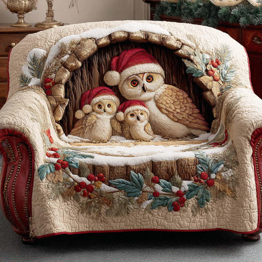 Snowbound Watcher Quilted Sofa Cover NCU0TD1142 everthome